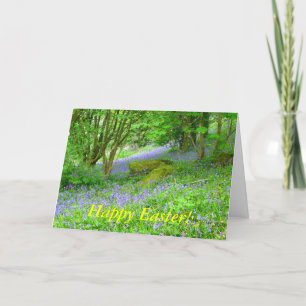 Cartes Pour Fêtes Annuelles Bluebell Woods, Bonne Pâques !