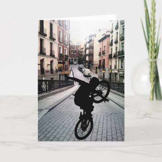 CARTES POUR FÊTES ANNUELLES BMX (Devant)