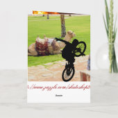 CARTES POUR FÊTES ANNUELLES BMX (Dos)