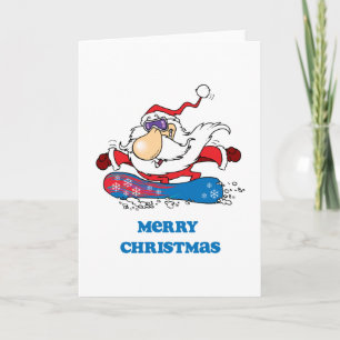 Cartes Pour Fêtes Annuelles BoardChick Père Noël Joyeux Noël
