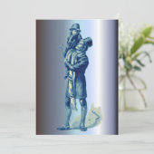 Cartes Pour Fêtes Annuelles Bob Cratchit tenant Tiny Tim Christmas Carol (Debout devant)