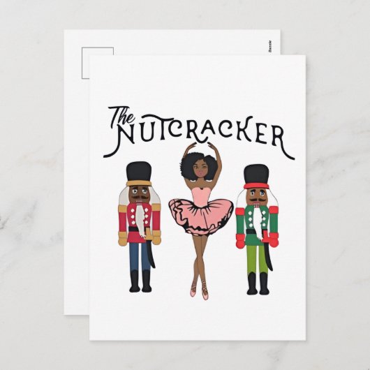Cartes Pour Fêtes Annuelles Boca Raton Black Nutcracker Funny Noël (Devant / Derrière)