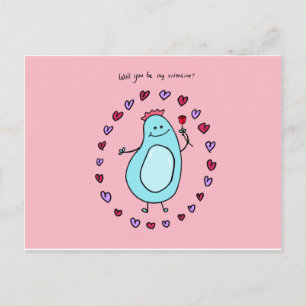 Cartes Pour Fêtes Annuelles Boey will you be my valentine card