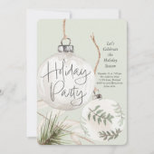 Cartes Pour Fêtes Annuelles Boho Baubles Fête (Devant)