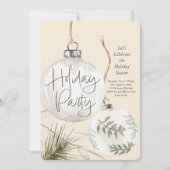 Cartes Pour Fêtes Annuelles Boho Baubles Fête (Devant)