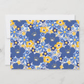 Cartes Pour Fêtes Annuelles Boho Botanical Simple Script Photo Happy Hanoukka (Dos)