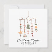 Cartes Pour Fêtes Annuelles Boho Christmas Magic Festive (Devant)