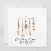 Cartes Pour Fêtes Annuelles Boho Christmas Magic Festive (Dos)