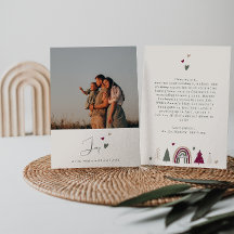 Boho Hearts Joie Beige Famille Photo Noël