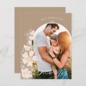 Cartes Pour Fêtes Annuelles Boho Joyeux Noël dans le désert (Devant / Derrière)