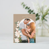 Cartes Pour Fêtes Annuelles Boho Joyeux Noël dans le désert- vert (Debout devant)