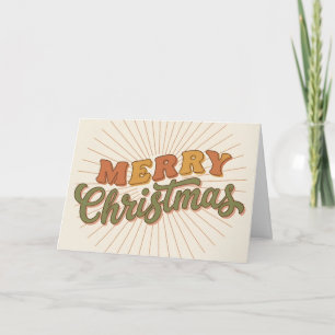 Cartes Pour Fêtes Annuelles Boho Joyeux Noël Soleil Éclaté