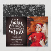 Cartes Pour Fêtes Annuelles Boho Noël Tableau Photo (Devant / Derrière)