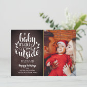 Cartes Pour Fêtes Annuelles Boho Noël Tableau Photo (Debout devant)