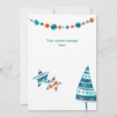 Cartes Pour Fêtes Annuelles Boho Style Woodland Fox Christmas Card (Dos)