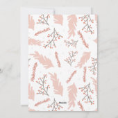 Cartes Pour Fêtes Annuelles Boho Wreath Frame de Noël Photo (Dos)