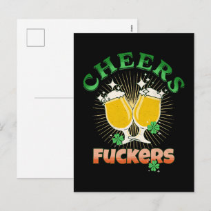 Cartes Pour Fêtes Annuelles Boire irlandais de la Saint-Patrick
