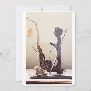 Cartes Pour Fêtes Annuelles Bois de flottage d'articles et sculpture trouvés