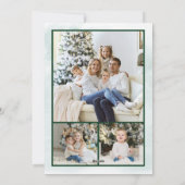 Cartes Pour Fêtes Annuelles Bois d'hiver rustique Noël 3 Photo (Dos)
