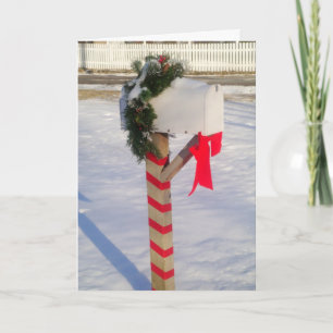 Cartes Pour Fêtes Annuelles Boîte aux lettres de vacances
