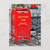 Cartes Pour Fêtes Annuelles Boîte aux lettres pour le Père Noël (Devant)