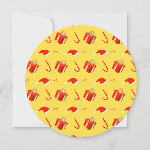 Cartes Pour Fêtes Annuelles Boîte cadeau de Noël sucre de canne chapeau de Noë