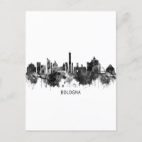 Bologne Italie Skyline BW