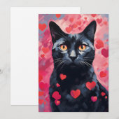 Cartes Pour Fêtes Annuelles Bombay Cat Saint-Valentin (Devant / Derrière)