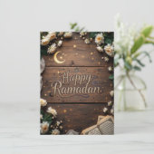 Cartes Pour Fêtes Annuelles Bon Ramadan (Debout devant)