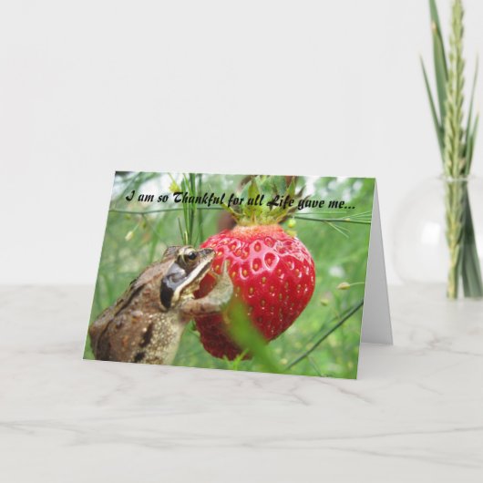 Cartes Pour Fêtes Annuelles Bon thanksgiving (Devant)