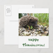 Cartes Pour Fêtes Annuelles Bon thanksgiving ! (Devant / Derrière)