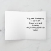 Cartes Pour Fêtes Annuelles Bon thanksgiving (Intérieur)