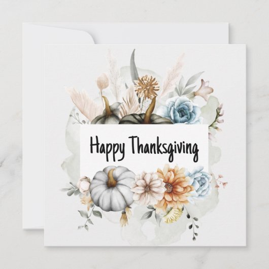 Cartes Pour Fêtes Annuelles bon thanksgiving (Devant)