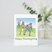 Cartes Pour Fêtes Annuelles Bon thanksgiving (Debout devant)