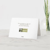 Cartes Pour Fêtes Annuelles Bon thanksgiving. Art (Dos)