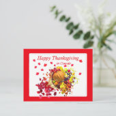 Cartes Pour Fêtes Annuelles Bon thanksgiving au Canada Cornucopia (Debout devant)