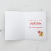 Cartes Pour Fêtes Annuelles Bon thanksgiving au Canada Cornucopia (Intérieur)