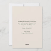 Cartes Pour Fêtes Annuelles Bon thanksgiving Citrouille de récolte d'automne p (Dos)