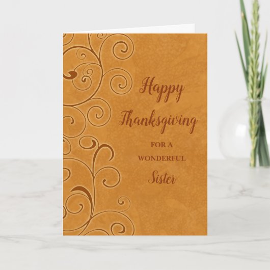 Cartes Pour Fêtes Annuelles Bon thanksgiving des torchis d'automne (Devant)