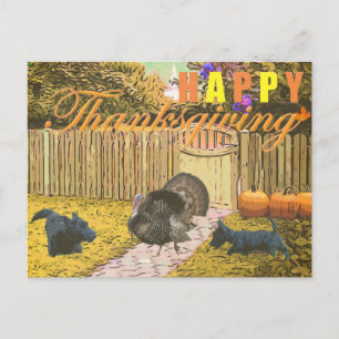 Cartes Pour Fêtes Annuelles Bon thanksgiving écossais