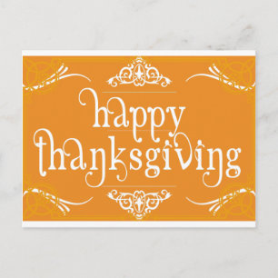 Cartes Pour Fêtes Annuelles bon thanksgiving élégant