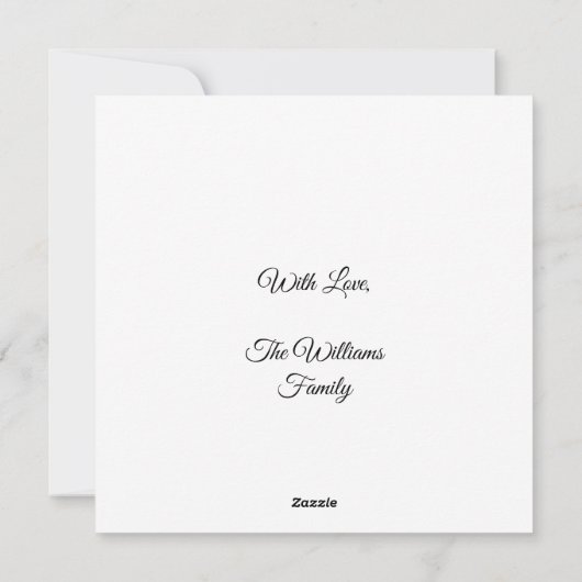 Cartes Pour Fêtes Annuelles Bon thanksgiving Élégant Golden Cornucopia (Dos)