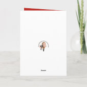 Cartes Pour Fêtes Annuelles Bon thanksgiving mignon écureuil en masque facial (Dos)