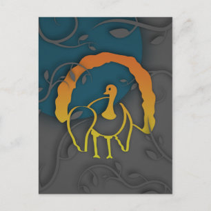 Cartes Pour Fêtes Annuelles Bon thanksgiving Ombre Turquie