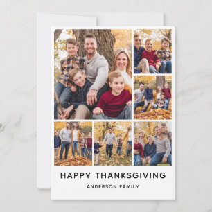Cartes Pour Fêtes Annuelles Bon thanksgiving photo Collage