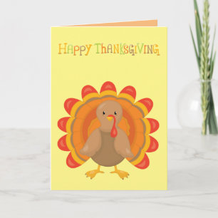 Cartes Pour Fêtes Annuelles Bon thanksgiving Turquie