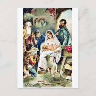 Cartes Pour Fêtes Annuelles Bon vieux Noël