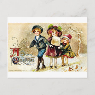 Cartes Pour Fêtes Annuelles Bon vieux Noël