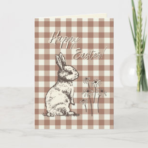 Cartes Pour Fêtes Annuelles Bonanza lapin mou - Bonne Pâques.