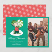 Cartes Pour Fêtes Annuelles Bonbon à la menthe de Linus (Devant / Derrière)